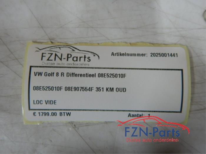 VW Golf 8 R Differentieel