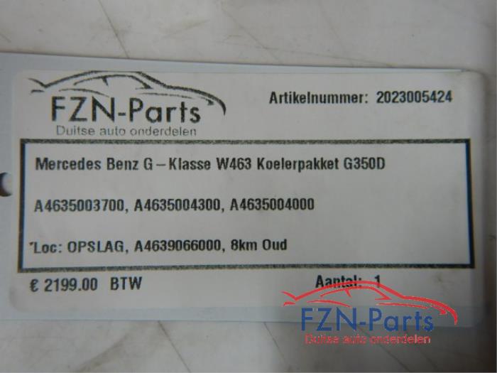 Koelerset Mercedes G-Klasse (22726834)