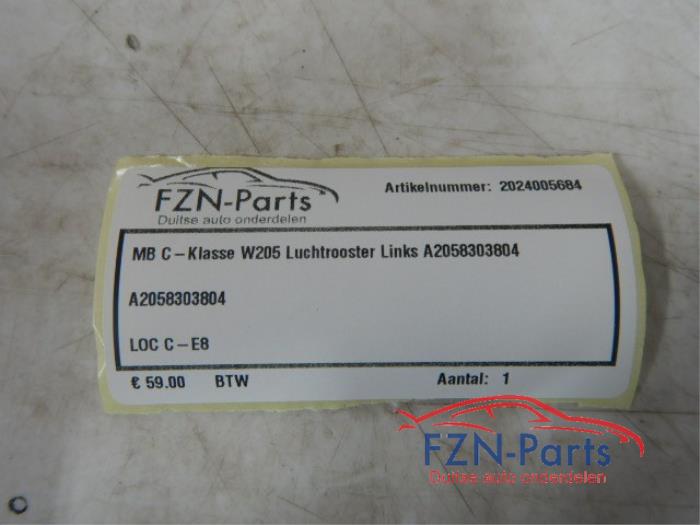 Luchtrooster Dashboard Mercedes C-Klasse (22735907)