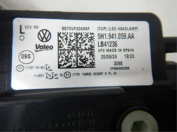 VW Golf 8 5H Facelift VOLLED Koplamp IQ - Light Koplamp Links