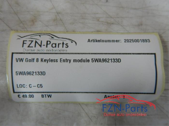 VW Golf 8 Keyless Entry module
