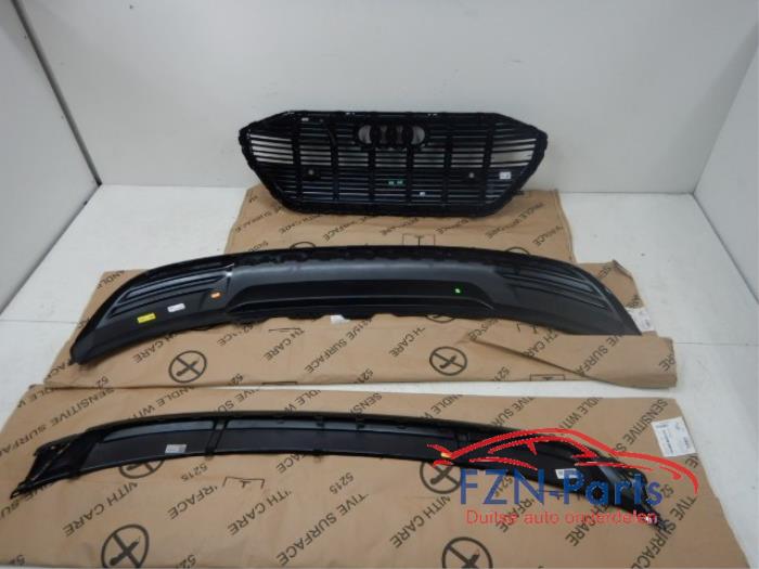 Audi E-Tron / E-tron Sportback 4KE Black Pakket Grille Onderlip Diffuser