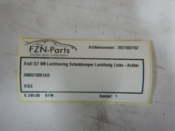 Audi Q7 4M Luchtvering Schokdemper Luchtbal Links-achter