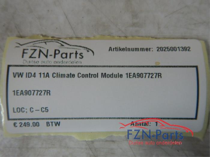 VW ID4 11A Climate Control Module