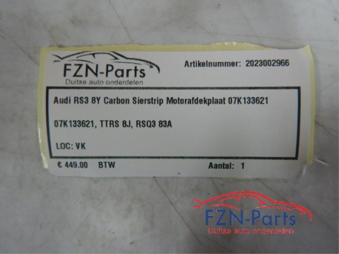 Afdekplaat motor Audi RS3 (22728084)