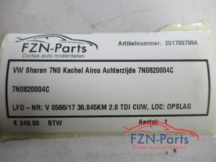 Climatronic Paneel Volkswagen Sharan (22742144)
