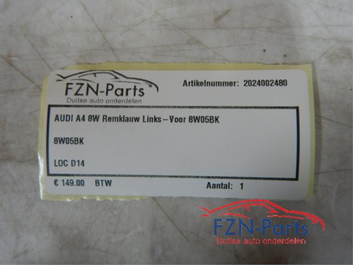 Remklauw (Tang) links-voor Audi A4 (22732279)