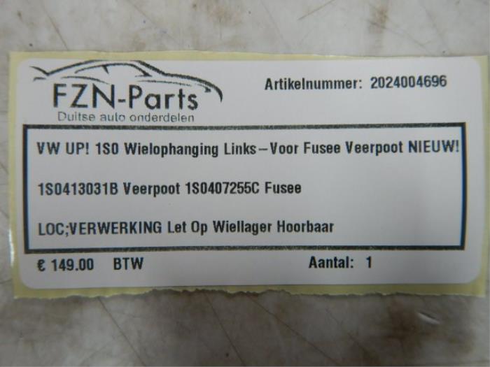VW Up! 1S0 Wielophanging Links-voor Fusee Veerpoot NIEUW!