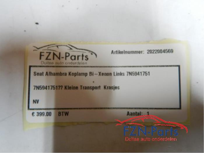 Koplamp links Seat Alhambra (22721945)