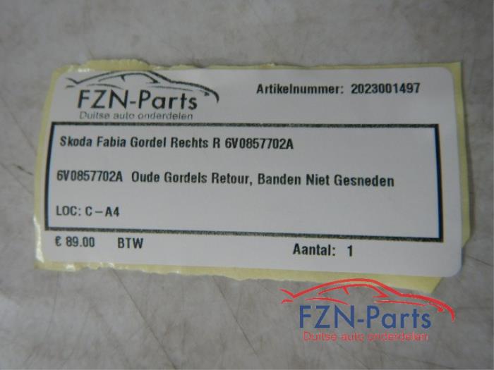 Veiligheidsgordel links-voor Skoda Fabia (22728413)