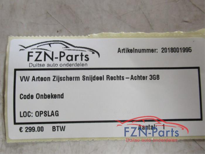 Scherm rechts-voor Volkswagen Arteon (22724102)
