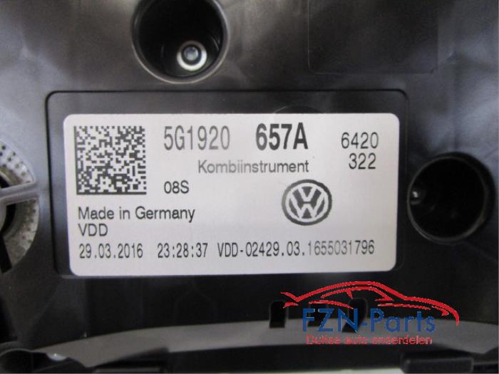 VW Golf 7 GTD Kilometerteller Teller Unit