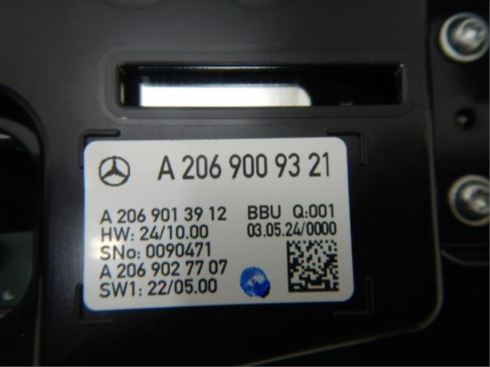 Mercedes-Benz C-Klasse W206 Digitale Teller KM-Teller Virtual Cockpit