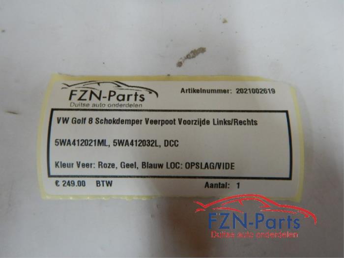 Schokdemperpoot links-voor Volkswagen Golf (22742935)