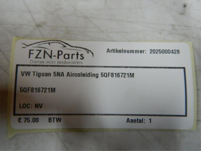 VW Tiguan 5NA Aircoleiding