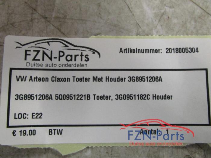 Claxon Volkswagen Arteon (22727310)