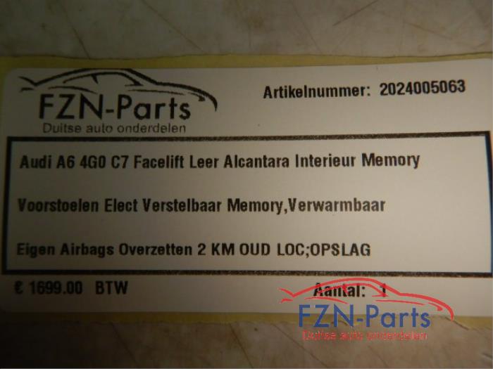 Bekleding Set (compleet) Audi A6 (22743247)
