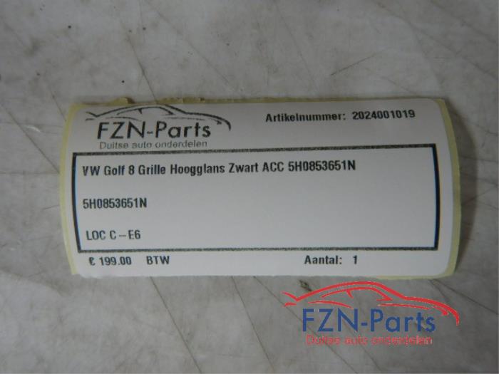 Grille Volkswagen Golf (22726752)