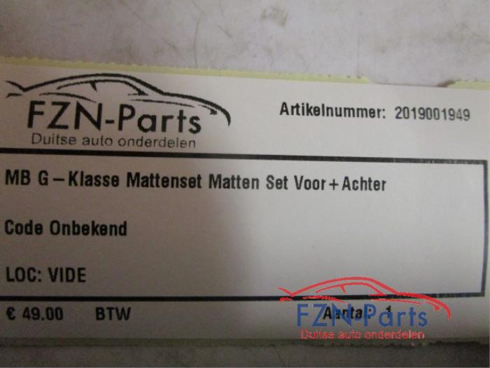 Matten Set Mercedes G-Klasse (22730803)
