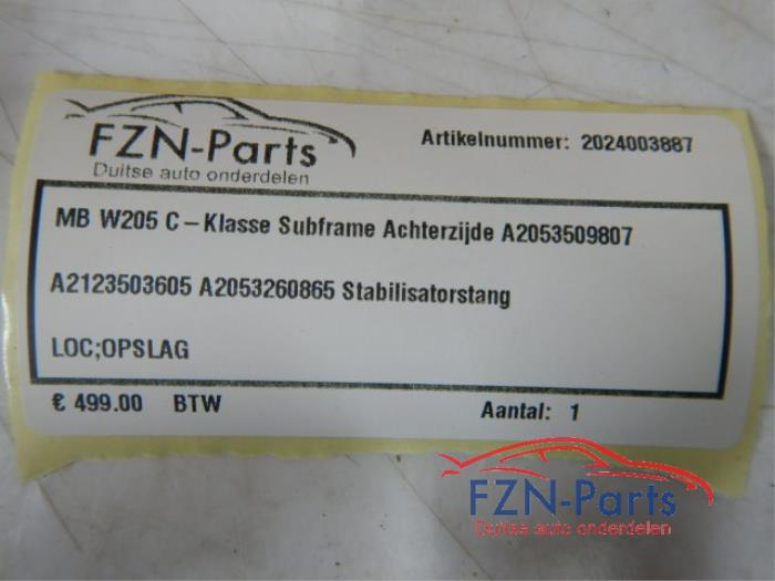 Mercedes-Benz C-Klasse W205 Subframe Achterzijde