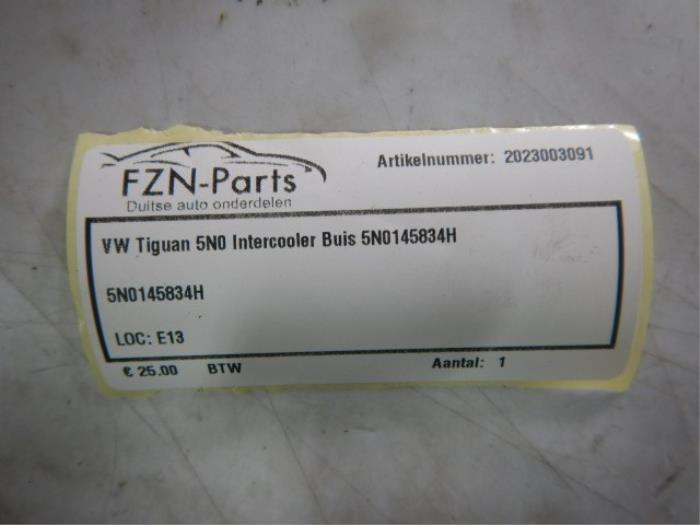 Intercooler Buis Volkswagen Tiguan (22740602)