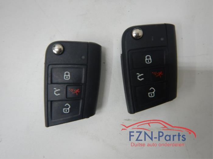 VW Golf 7 GTI USA Starterset ECU KM-Teller Sleutel