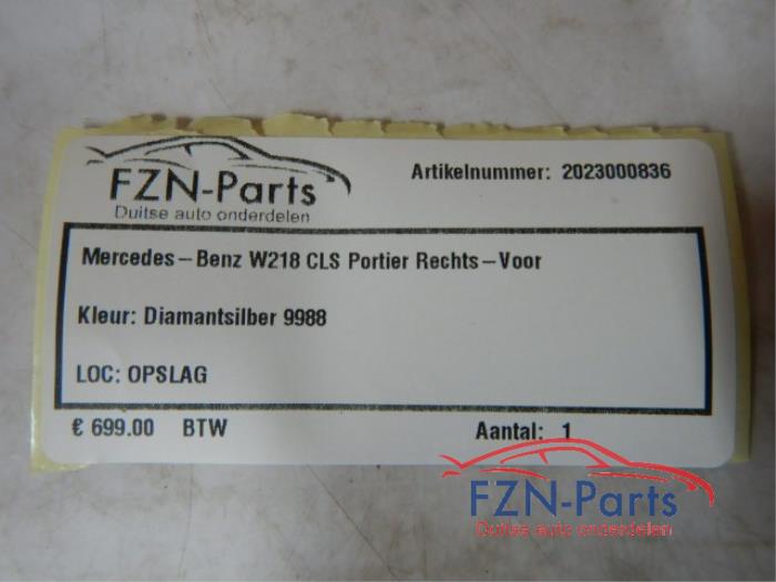 Portier 4Deurs rechts-voor Mercedes CLS-Klasse (22723055)