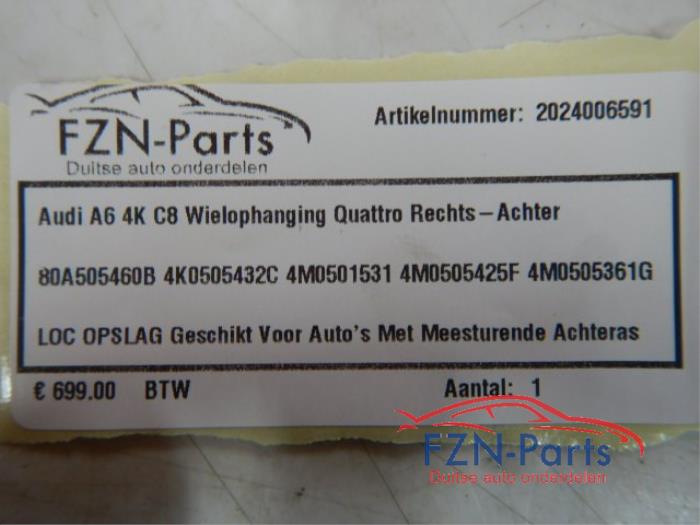 Wielophanging rechts-achter Audi A6 (22729616)