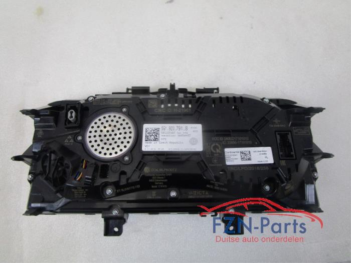 VW Golf 7 Virtual Cockpit Digitale KM-Instelbaar 3D-Teller Tellerunit Kilometerteller