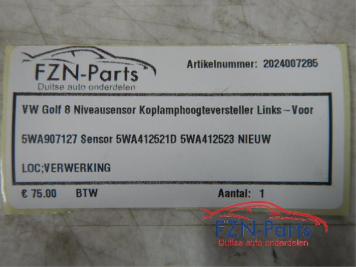 VW Golf 8 Niveausensor Koplamphoogteversteller Links-voor