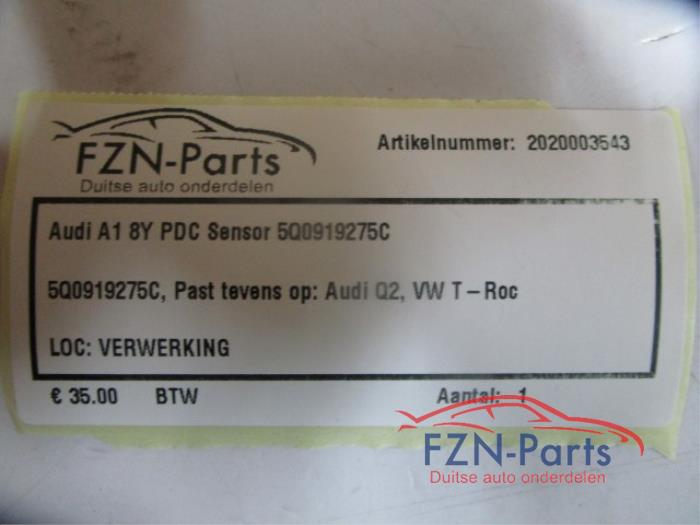 Audi A1 82A PDC Sensor zwart