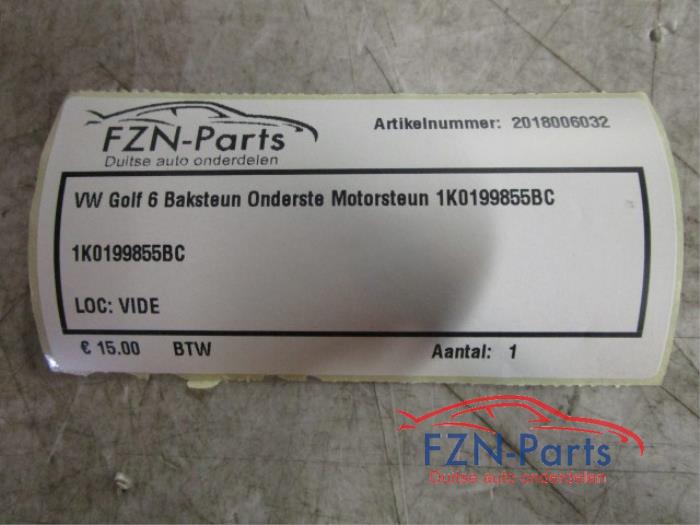 VW Golf 6 Baksteun Onderste Motorsteun