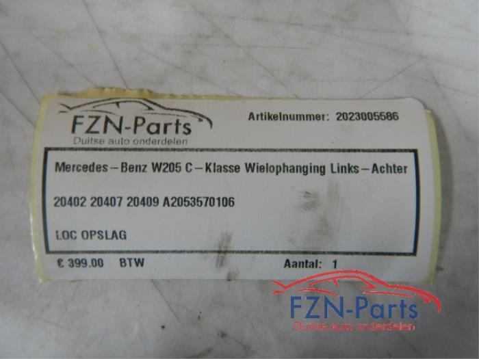 Mercedes Benz W205 C-Klasse Wielophanging Links-Achter
