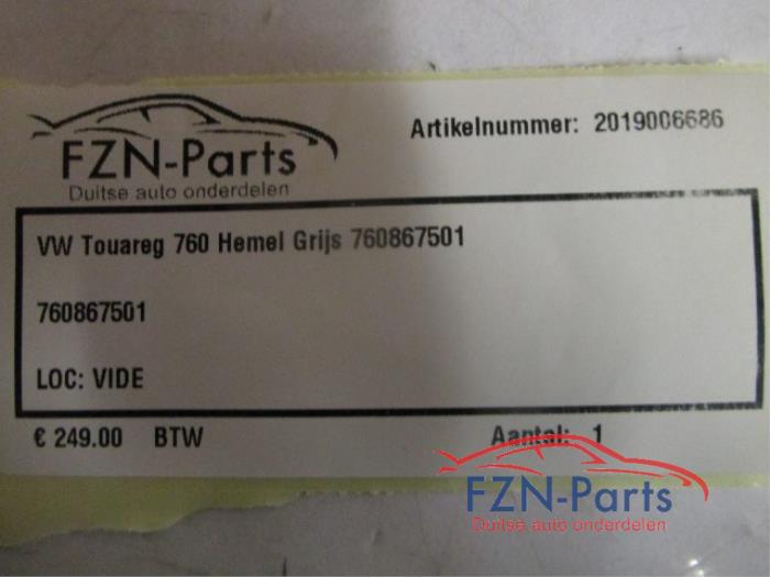 VW Touareg 760 Hemel Grijs