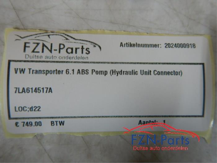 VW Transporter T6.1 ABS Pomp (Hydraulic Unit Connector)