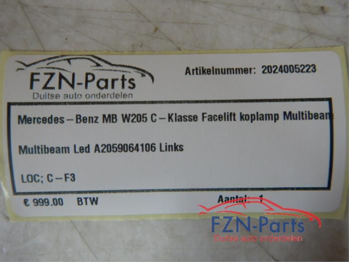 Koplamp links Mercedes C-Klasse (22741801)