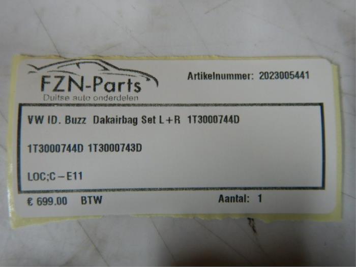 VW ID. Buzz Dakairbag Set L+R