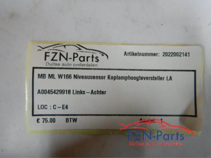 Koplamphoogte postitiesensor Mercedes ML-Klasse (22735435)