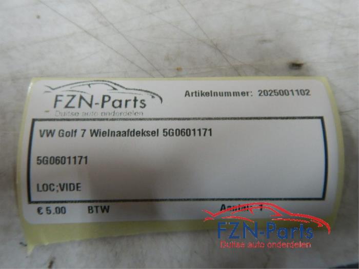 VW Golf 7 Wielnaafdeksel