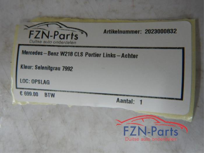 Portier 4Deurs links-achter Mercedes CLS-Klasse (22723565)