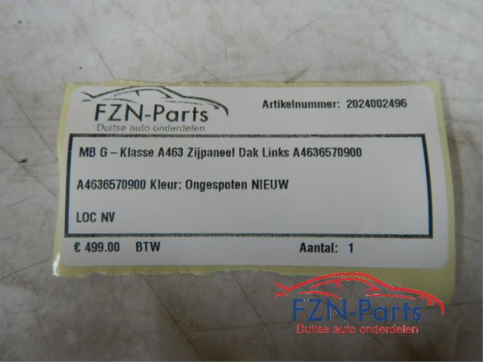 Zijpaneel Bekleding links-achter Mercedes G-Klasse (22741524)