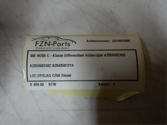 Differentieel achter Mercedes C-Klasse (22733832)