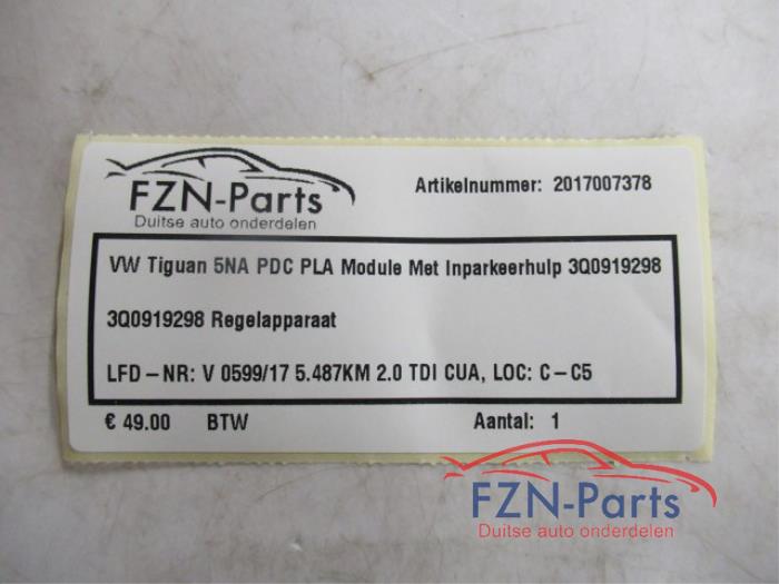VW Tiguan 5NA PDC PLA Module Met Inparkeerhulp