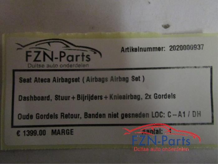 Airbag set + dashboard Seat Ateca (22727712)