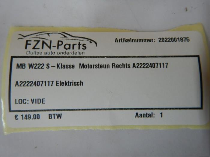 Motorsteun Mercedes S-Klasse (22736594)