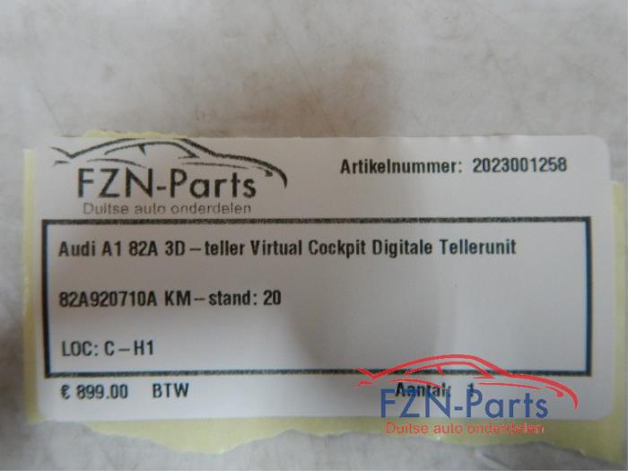 Kilometerteller KM Audi A1 (22738313)