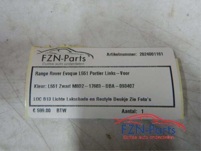 Portier 4Deurs links-voor Landrover Evoque (22723280)