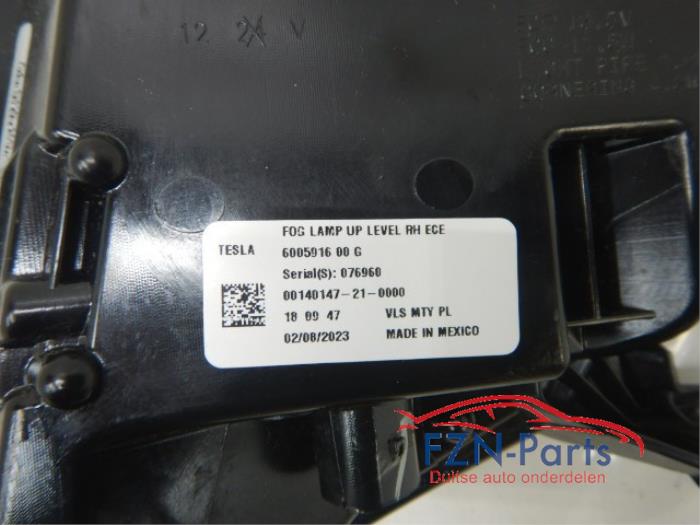 Tesla Model S Facelift Mistlamp Rechts Voor