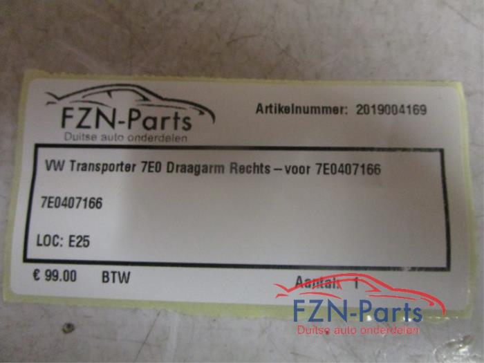 VW Transporter T5 7E0 Draagarm rechts-voor
