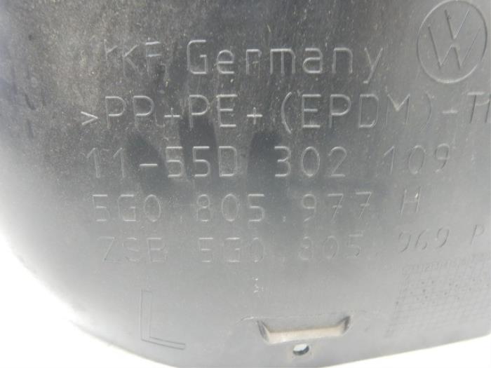 VW Golf 7 Modderkuip PVC Links-voor